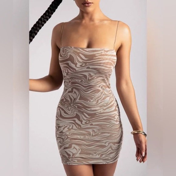 Meshki Mia mesh mini dress - Picture 3 of 6